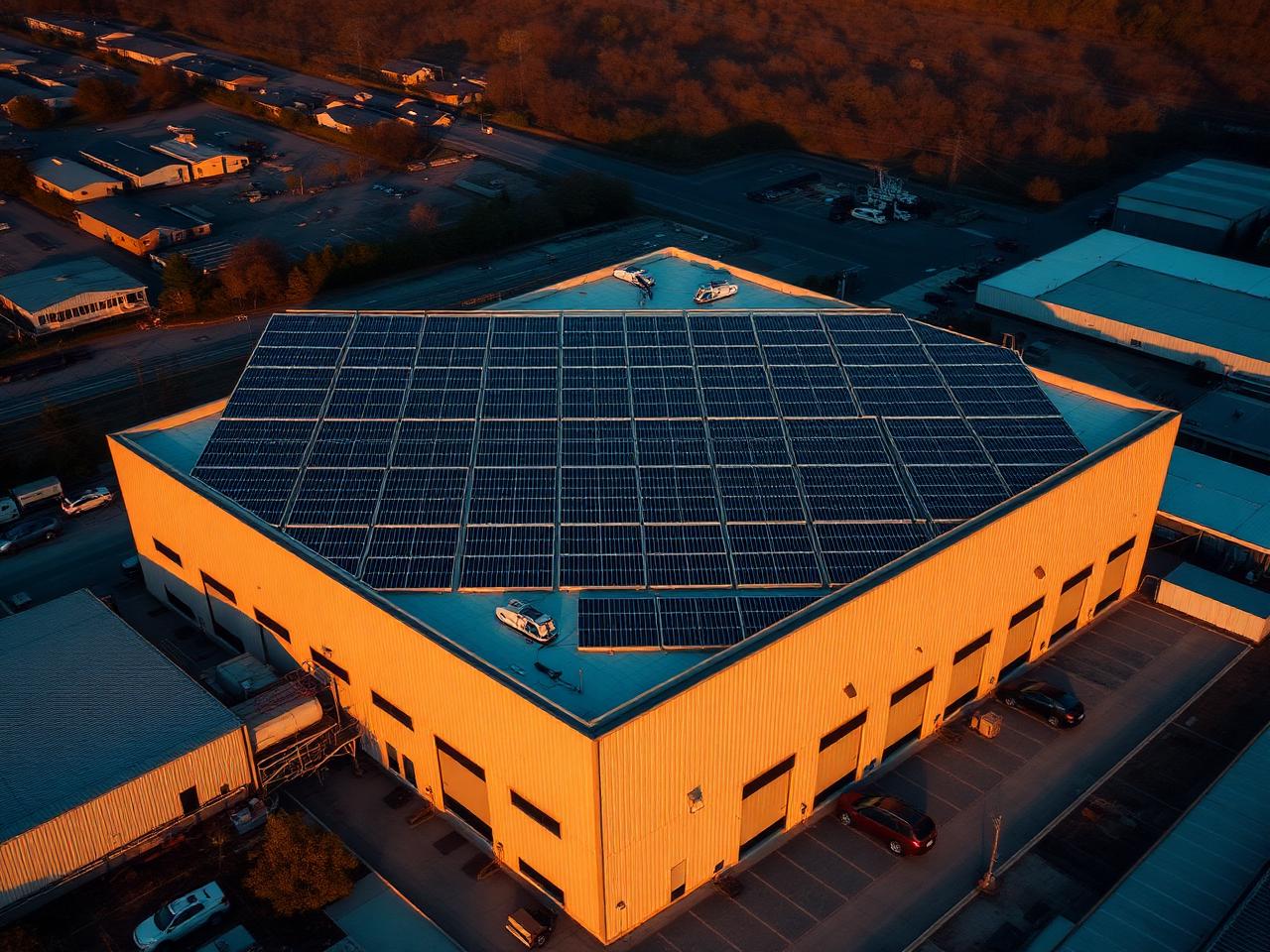 Commercial solar array
